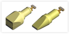 Fractora micro-pin heads